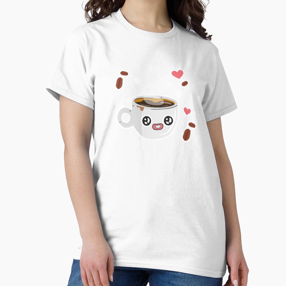 Cute Kawaii Wired Coffee Face by KawaiiStickers-