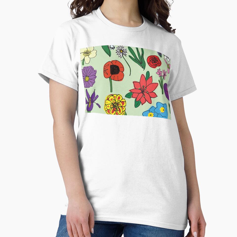 hand drawn flowers by withlovepiper