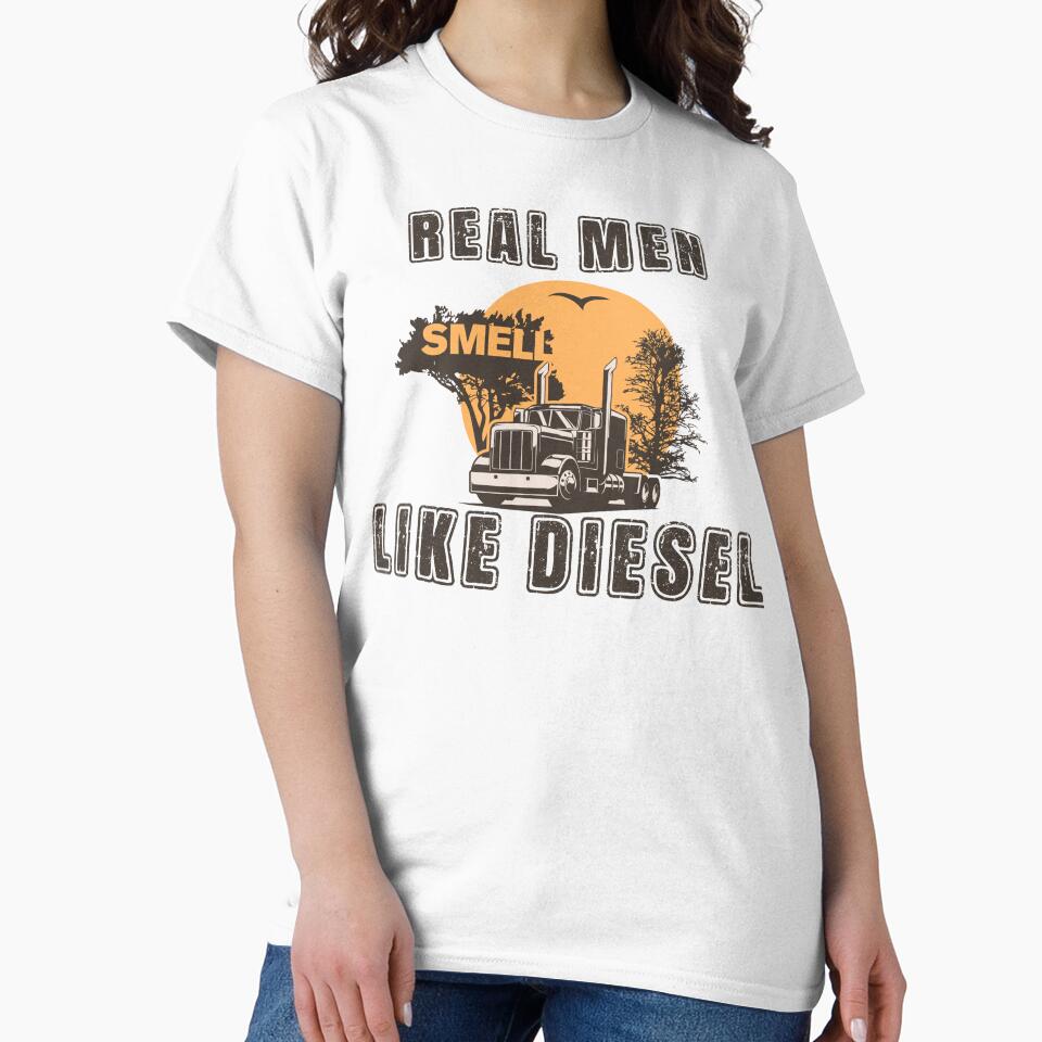 Real men smell like diesel, Husband Dad Trucker Legend by HomeCoquette