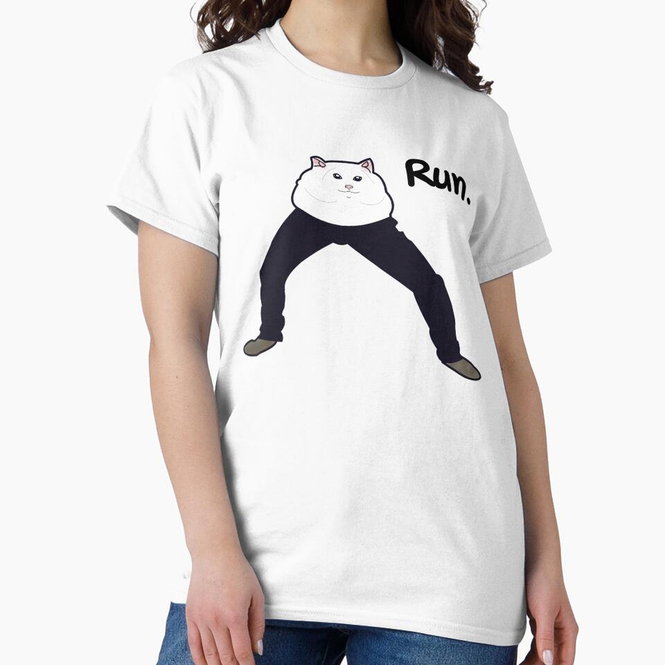 Cat with pants run meme by Gujc
