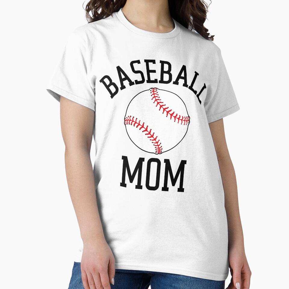 Baseball Mom Jersey Style Design, Baseball, Mom Gift, Baseball Fan by 2Duckies