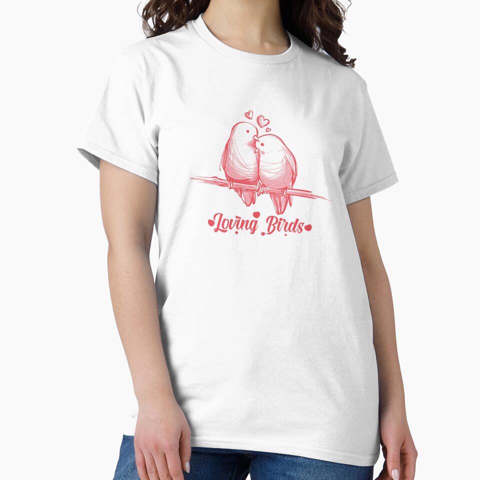 loving birds | love birds | happy birds | couple birds design art by tshirtsdesign9
