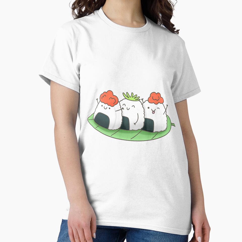 cute sushi happpy kawaii by vandepasch