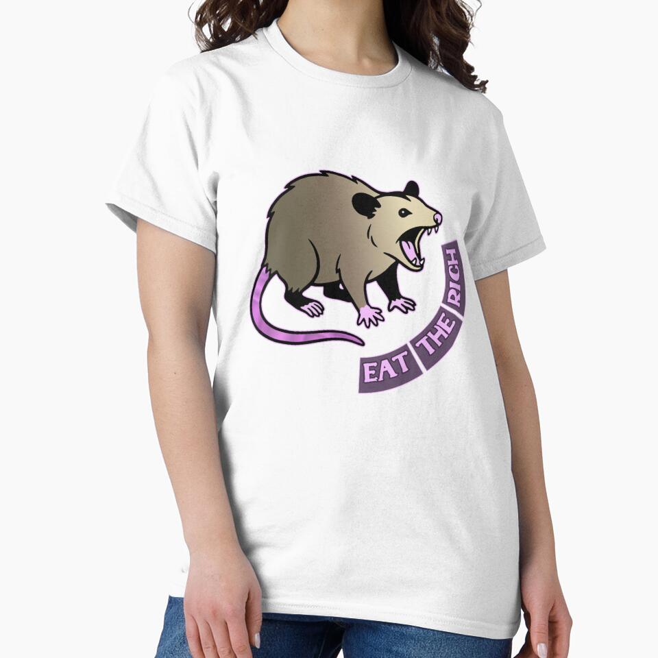 possum eat the rich by Misstickers