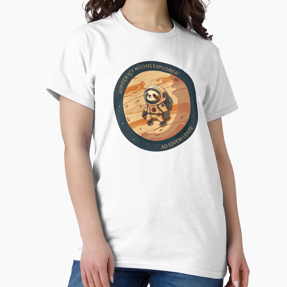 ESA JUICE Mission Sloth - Jupiter Icy Moons Explorer by tanyaofmars Unisex