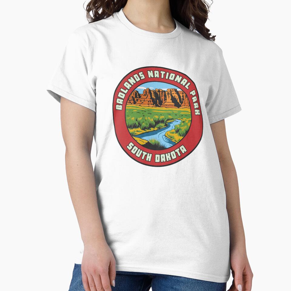 Badlands National Park Vintage Style Decal by Decal Mania