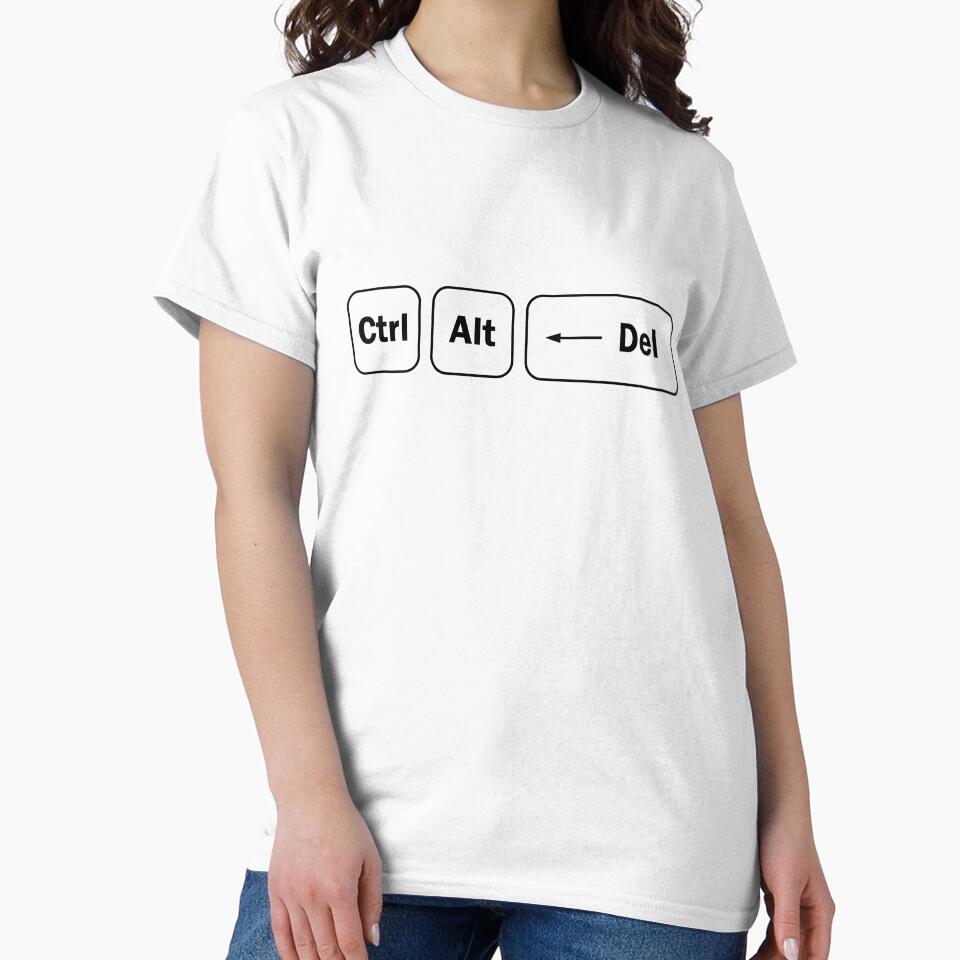 Ctrl + Alt + Del  - Computer Programming - Light Color by Programming Jokes