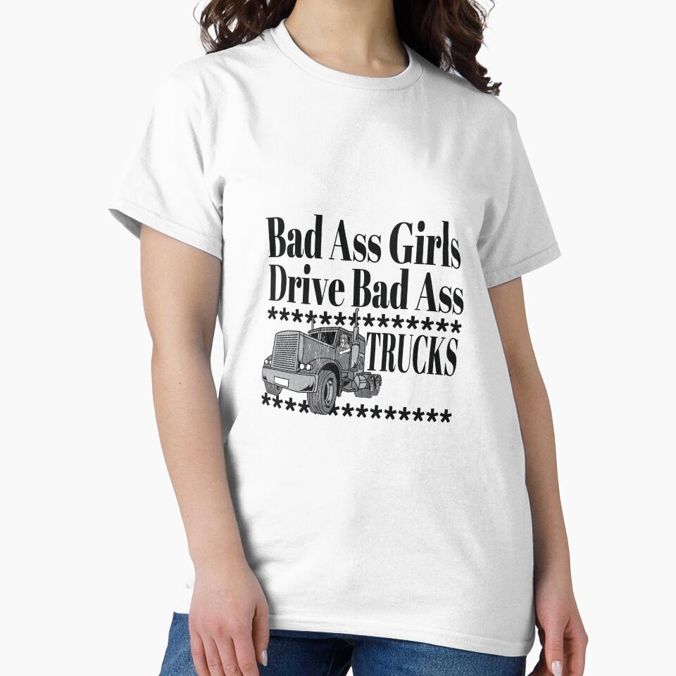 Women Truckers Funny Gift Trucking Big Trucks Lady Gift by josima