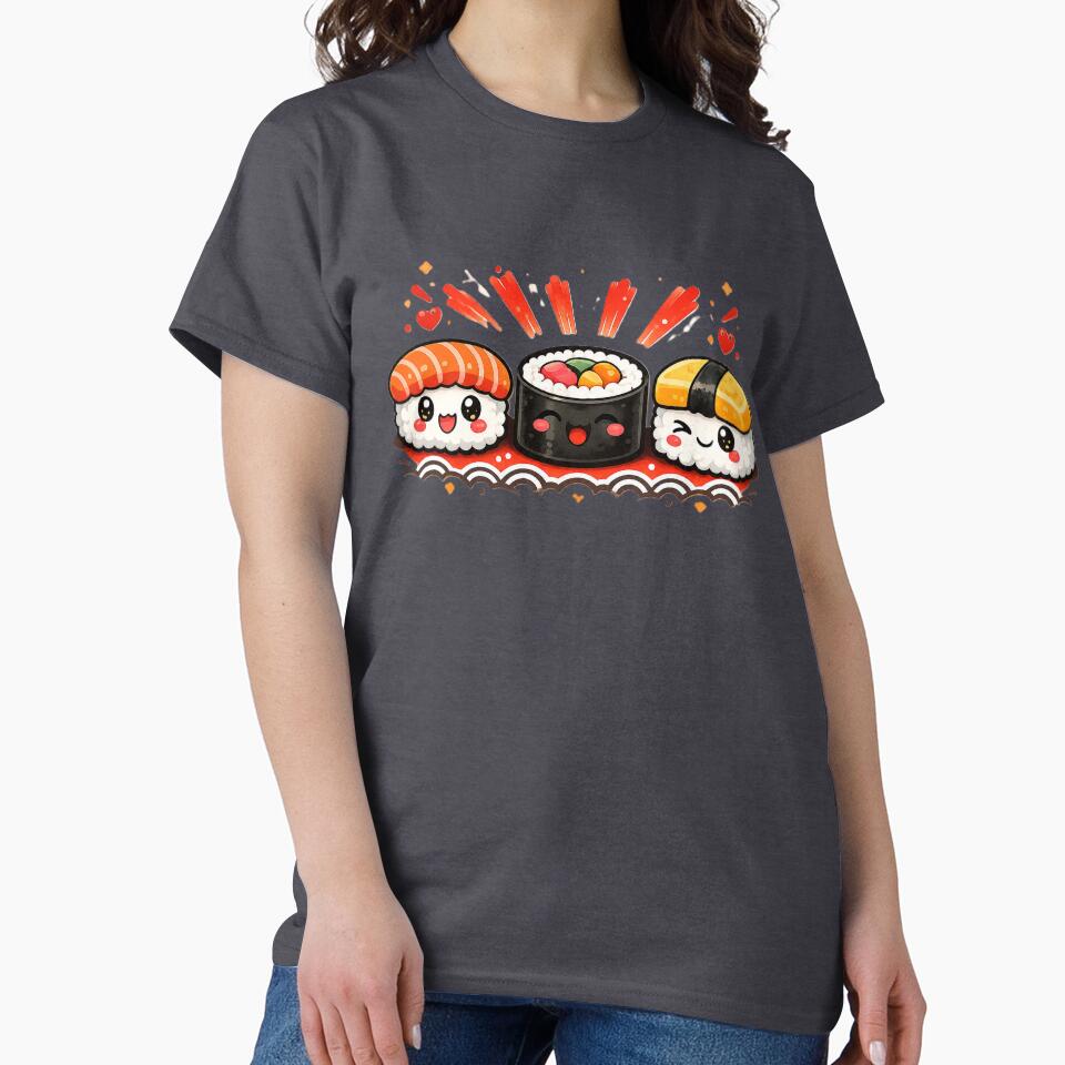Sushi Trio by SoulShirtOff