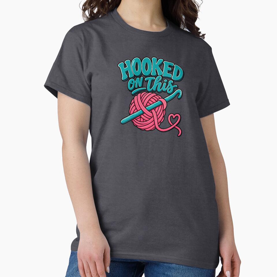 Hooked on This – Funny Crochet Lover by EastEndTownie