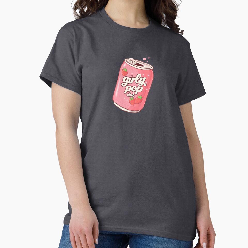 Cute Strawberry Soda Can | Girlypop Aesthetic Design by GirlyPopClub