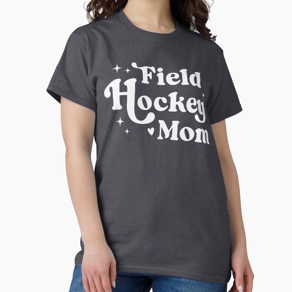Retro Trendy Field Hockey Mama by SarahFinnDesign