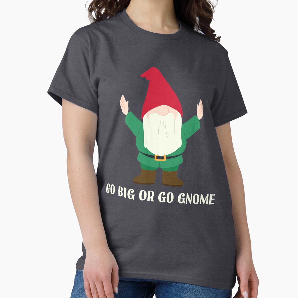 Christmas 2021 Funny Gnome Pun Xmas Gnomes Santa Hat Beard by gkao