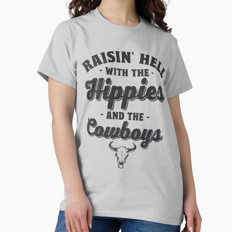 Raisin' Hell With Hippies And The Cowboys Western Aesthetic by TonySpencer