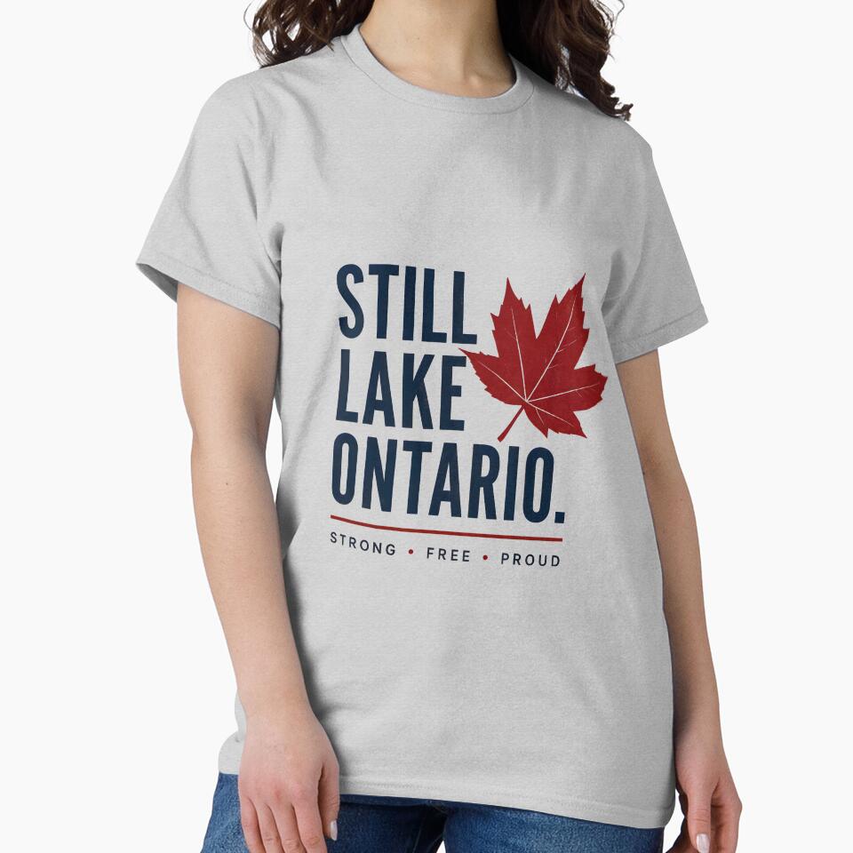 Still Lake Ontario Vintage Tee by PixelForge11