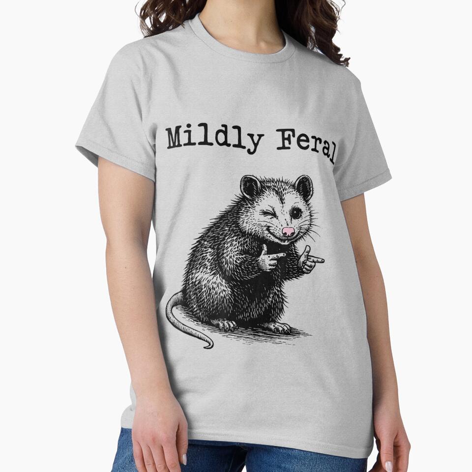 Mildly Feral Opossum Meme Funny Lover Opossum  , Opossum Gift For Mom Dad Kids by Opossum GIFT ★★★★★