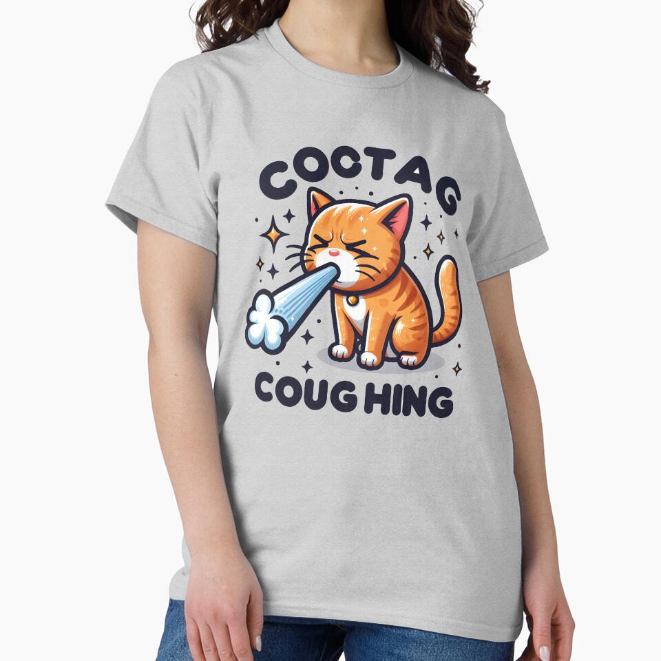 Cat Coughing, Cat Lover by CosmoLush