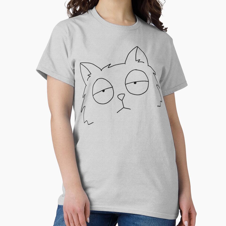 Teddy the Cat Stares by NicDoesFunArt