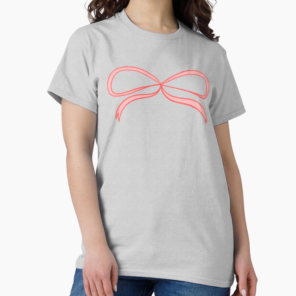 Coquette pink bow by WildSalmonCraft