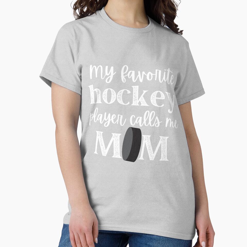 My Favorite Hockey Player Calls Me Mom Vintage by NK-Haven