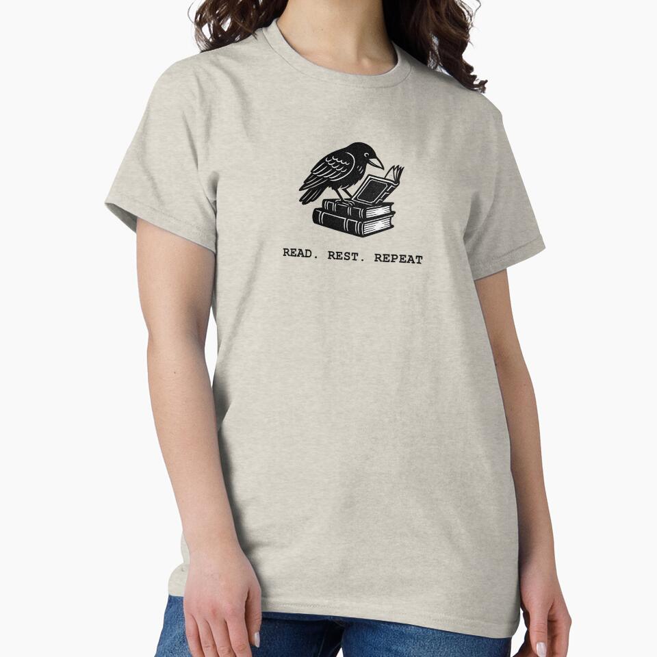 Raven, Allan Poe inspired bookish art by BosskaDesign