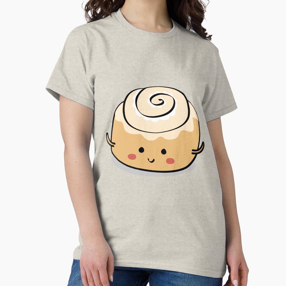 Kawaii Cinnamon Roll - Sweet Bakery Treat Foodie Gift by CutestShopEver