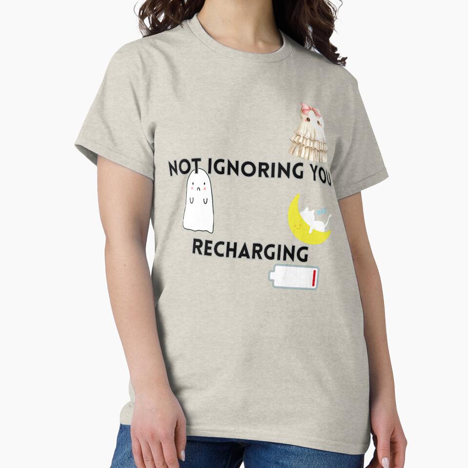 Introvert Humor – Not Ignoring You, Recharging by Versik-