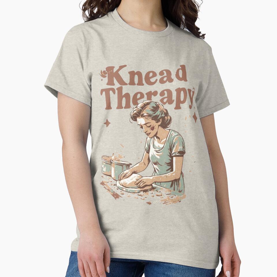 Knead Therapy – Perfect for Sourdough Bakers by PureInkMerch
