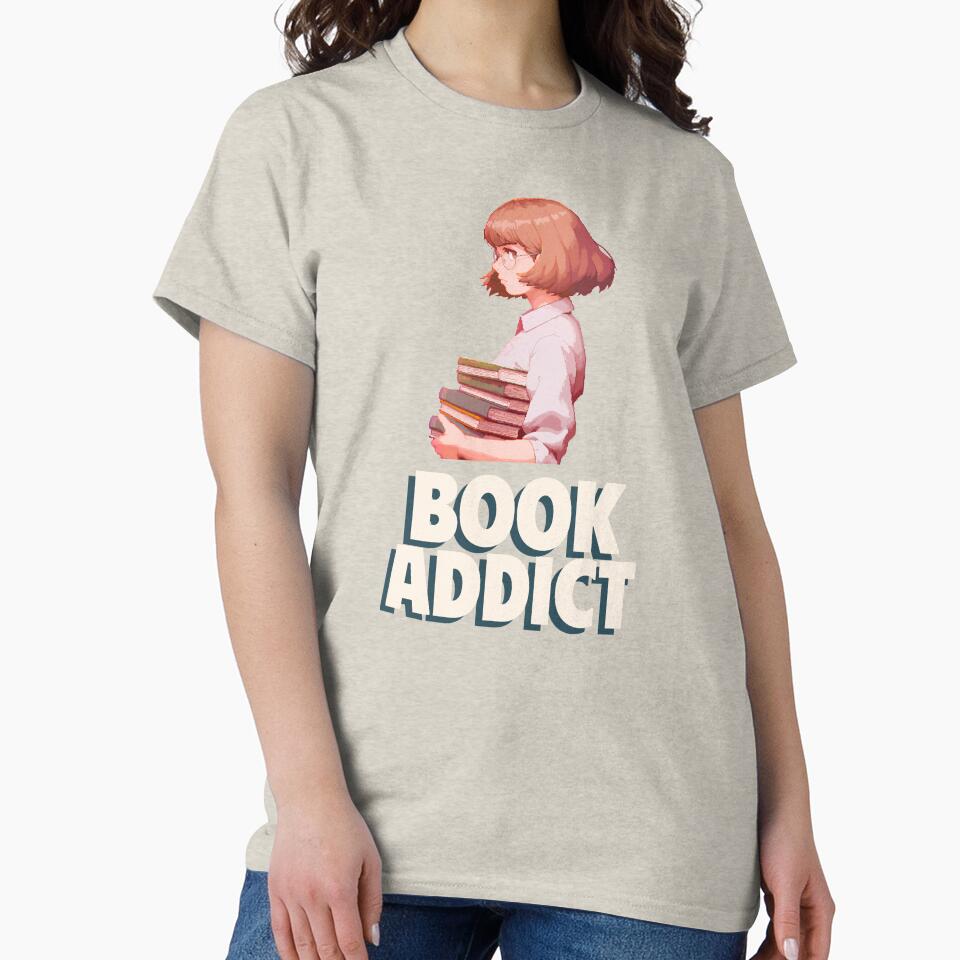 Book Addict avid reader by The Sporty Nerd