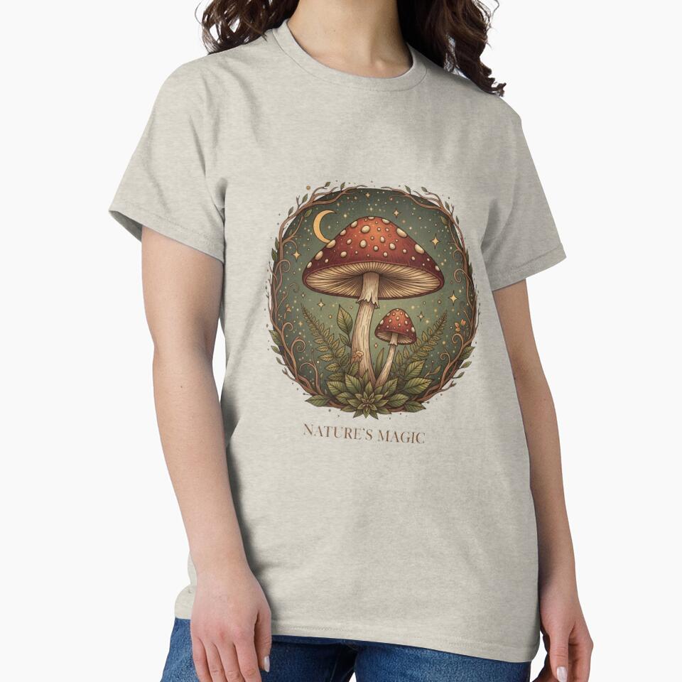Mystical Mushroom Aesthetic Nature Magic by Animartzx