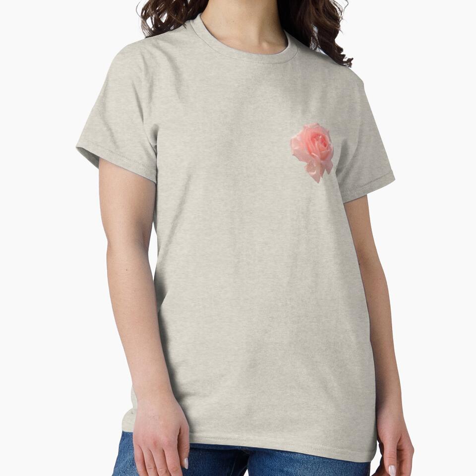 Cute aesthetic fun pink rose by Margje
