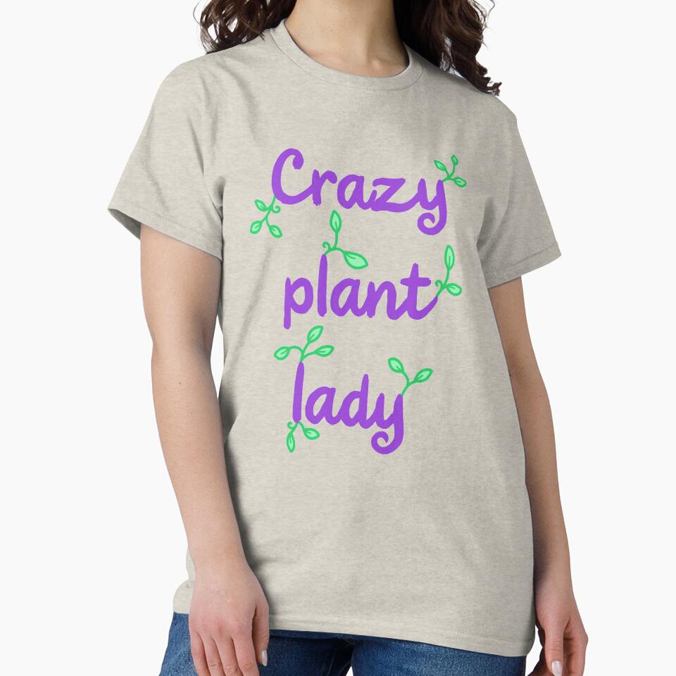 Crazy Plant Lady in Purple and Green by Whoopsidoodle
