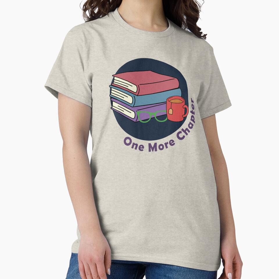 One More Chapter | Cozy Tea & Books Reading Design by Hallowed Artistry