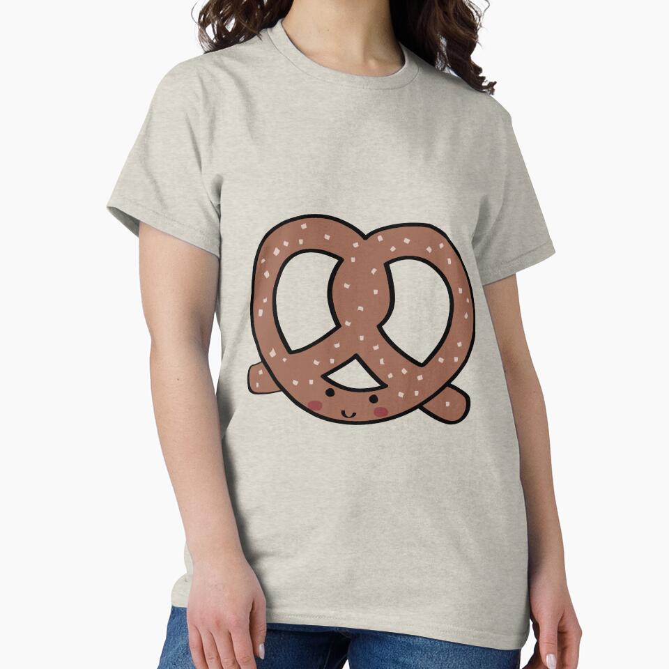 Kawaii Pretzel - Soft Salty Snack Foodie Gift by CutestShopEver