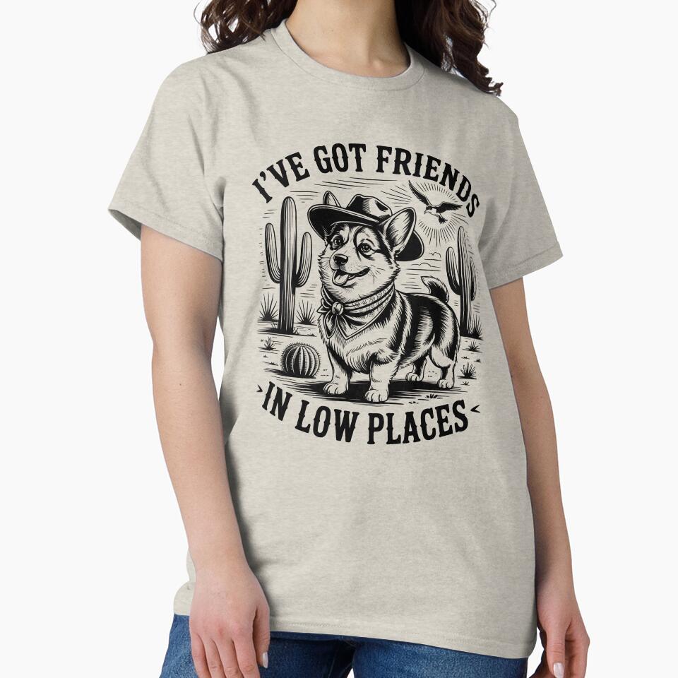 Cowboy Corgi “I’ve Got Friends in Low Places” Western Dog by lakshitha99