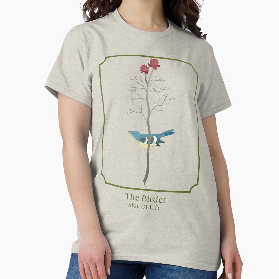 The Birder Side Of Life funny Bird Watching Women by Jane Pierce Art