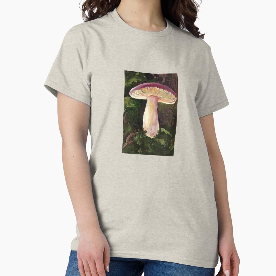 Cottagecore Mushroom Acrylic Painting | Cute Cottage Home Decor by JoyfulStarArt