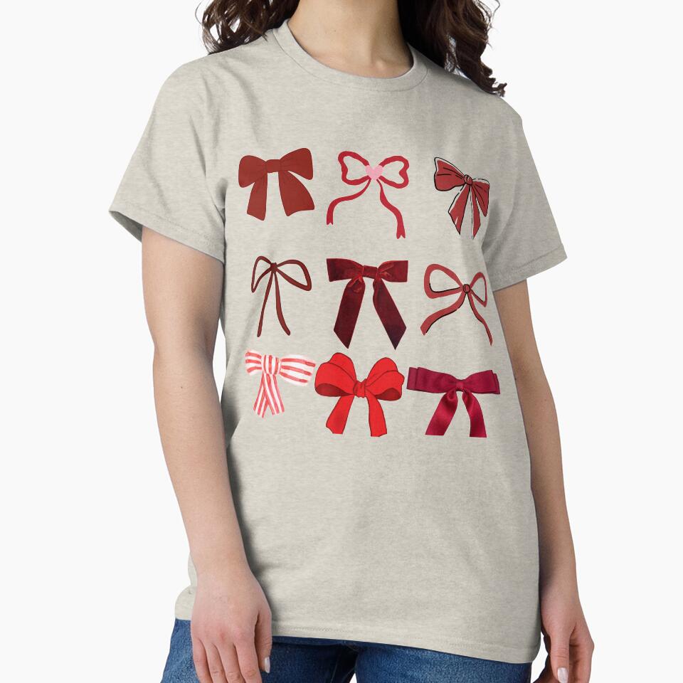 Red Bow Aesthetic Coquette Ribbon by Twinkley-tees
