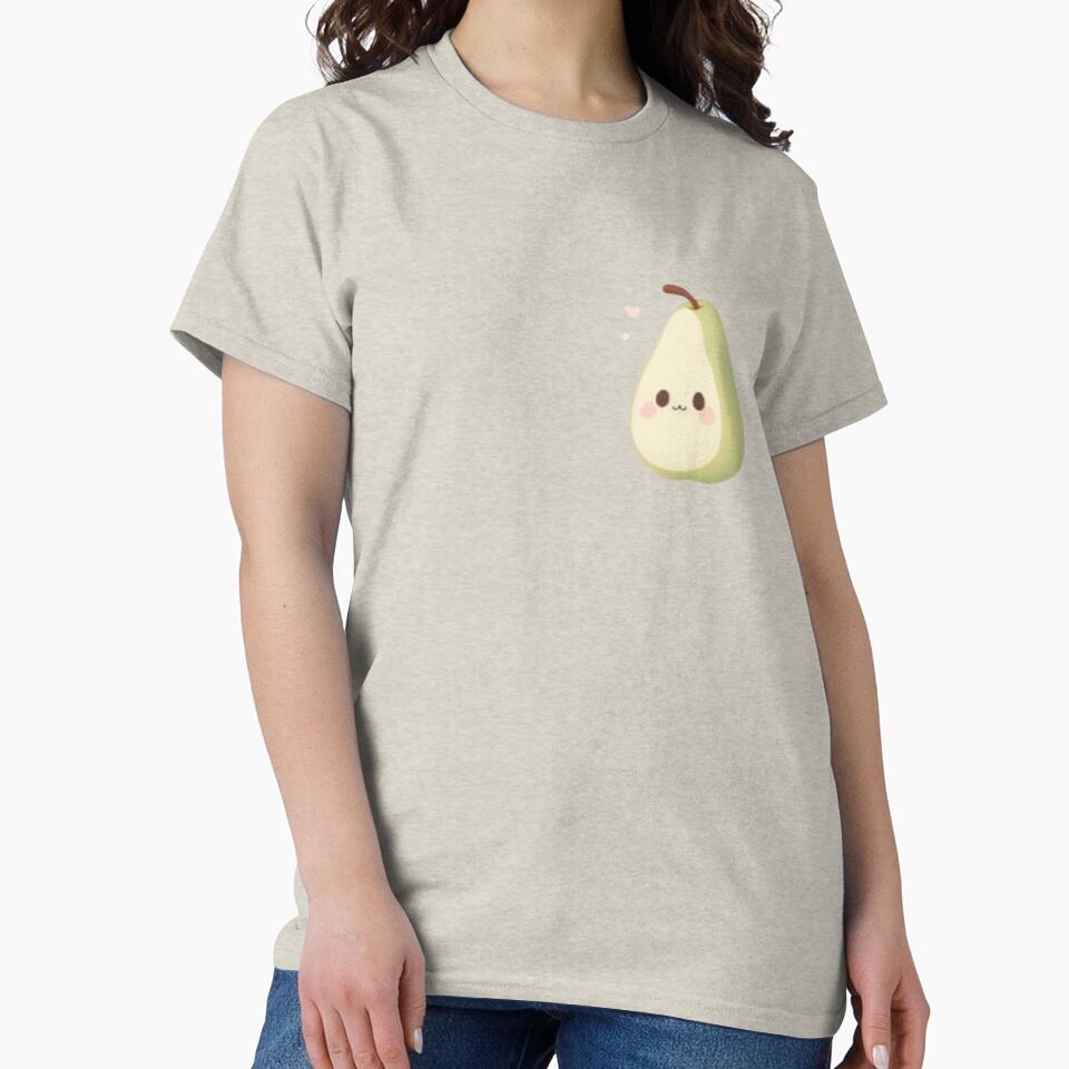 Cute Kawaii Pear - Food by Shiny Studio
