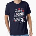 My heart is on that rink hockey mom, hockey mom gift idea by Beinfashion