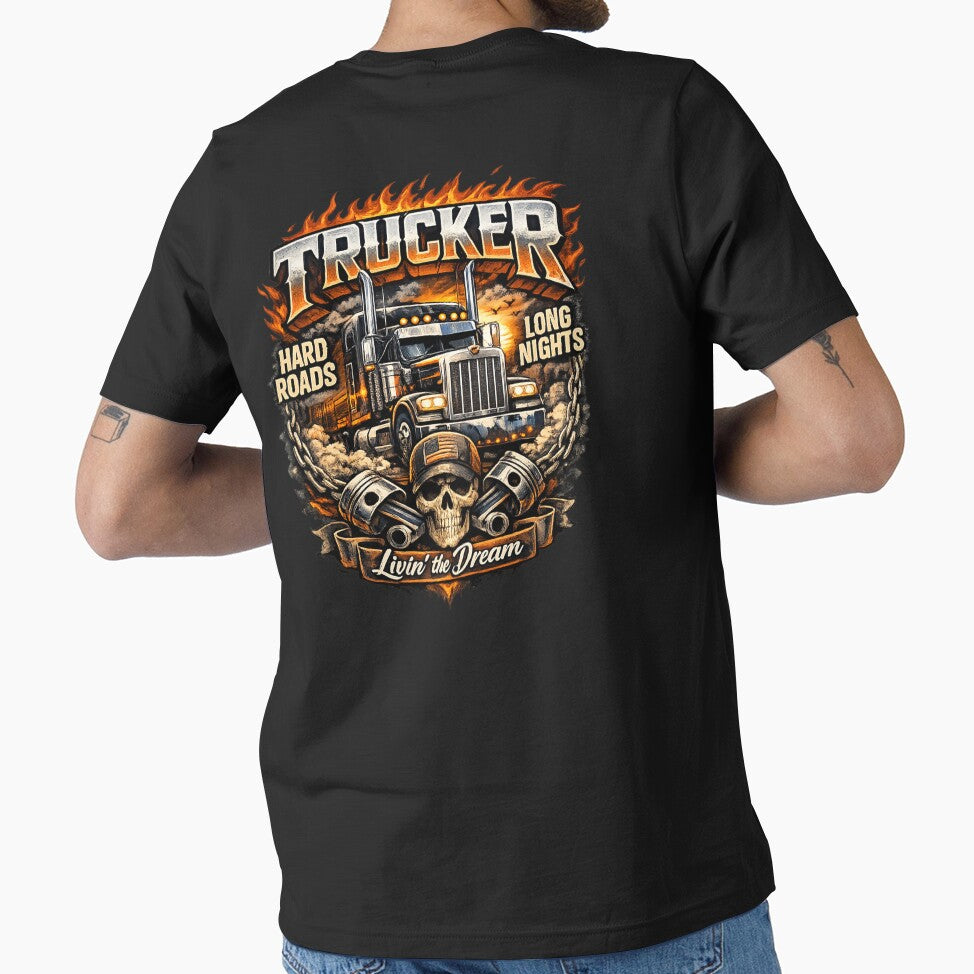 Trucker t-shirt by MKBgdesign