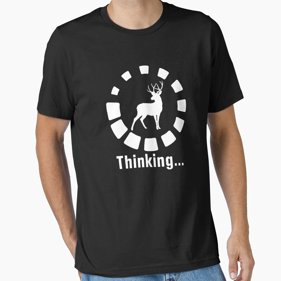 Funny Deer Hunting Thinking by wilsonellis