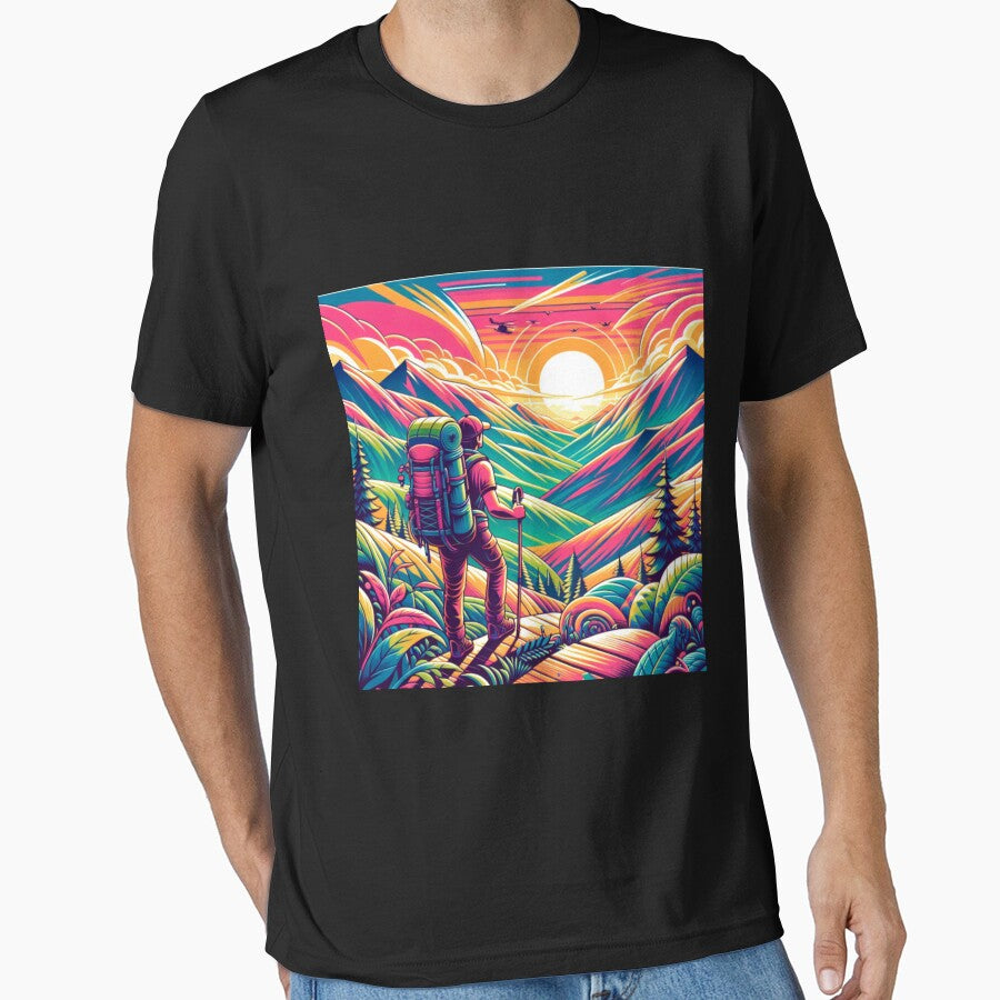 Colorful Mountains Adventure by NicolasGlowArt