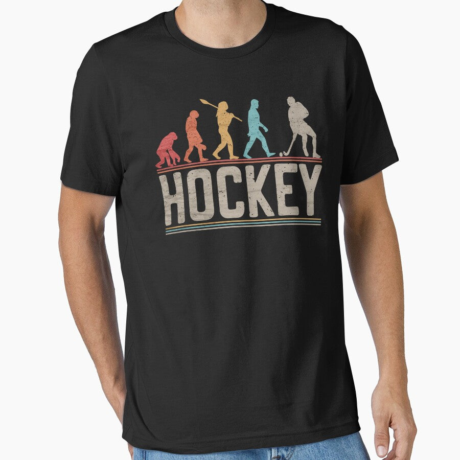 Ice Hockey Evolution of Man Vintage Funny Hockey Player Gift Idea by grinta2021