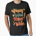 Groovy Mom Softball Vibes With Softball and Softball Bat by GarnersDesigns