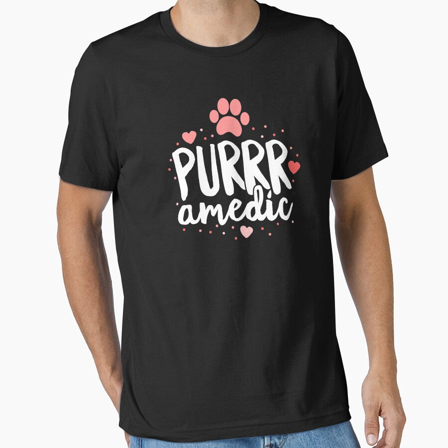 Purrr-amedic (Paramedic) Cat Veterinarian Vet Tech Doctor by 14thFloor