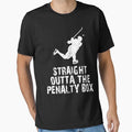 Straight Outta Penalty Box Funny Ice Hockey by rifatart
