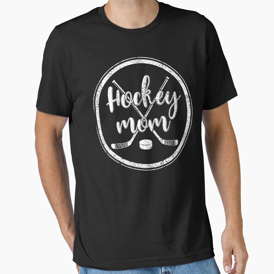 Hockey Mom Winter sports Ice Hockey Gift by rifatart