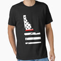 Thin Red Line Firefighter Flag Idaho R.E.D T-Shirt by 3familyllc