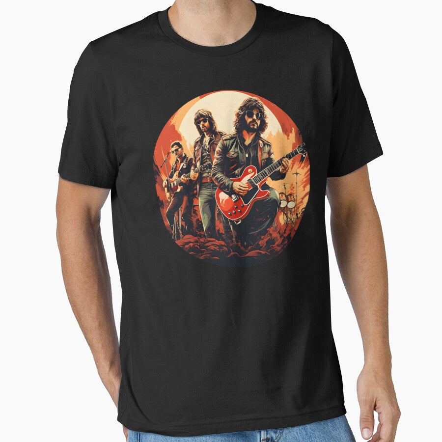 a retro-styled of a rock band from the 70s by LaurenFudgeO